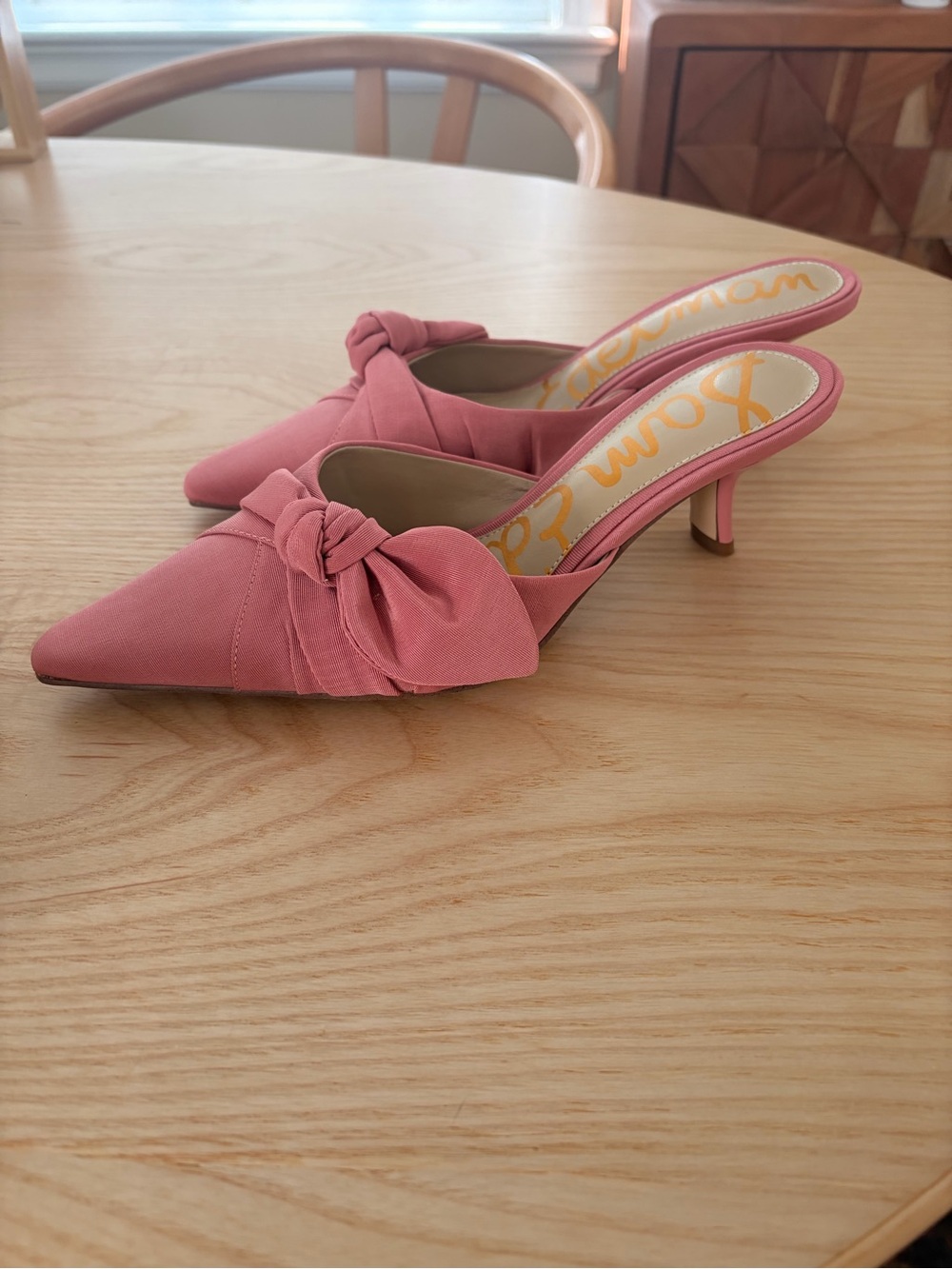 Sam Edelman Bex Pointed-Toe Mules in Luxe Rose!!! - Picture 3 of 6